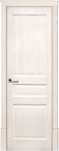 Двери из массива Сосны ДГФ белый воск