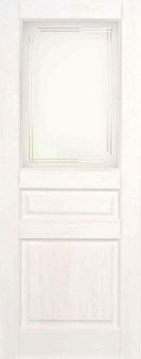 Двери из массива Сосны ДОФ белый воск